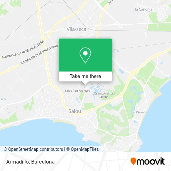 Armadillo map