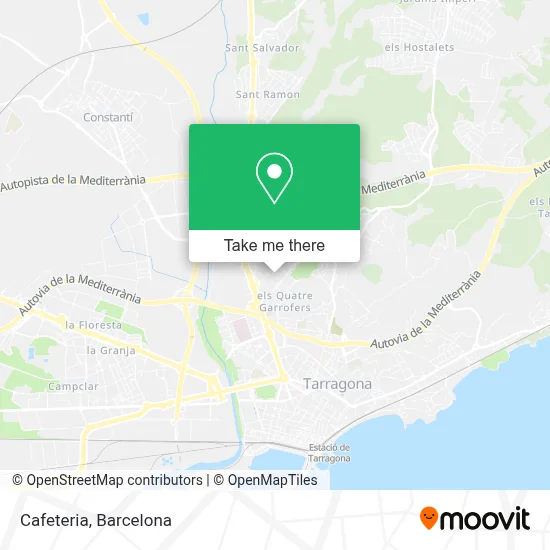 Cafeteria map