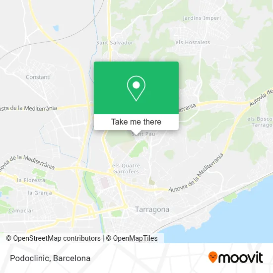 Podoclinic map