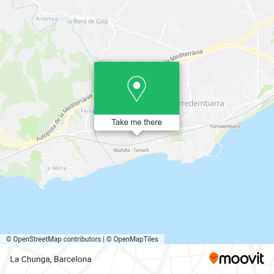 La Chunga map
