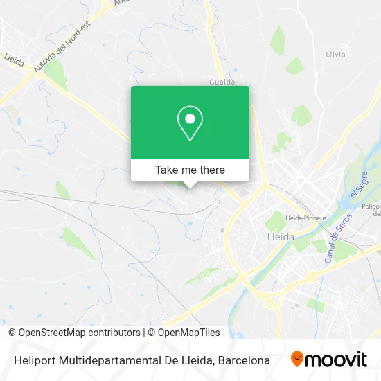 Heliport Multidepartamental De Lleida map
