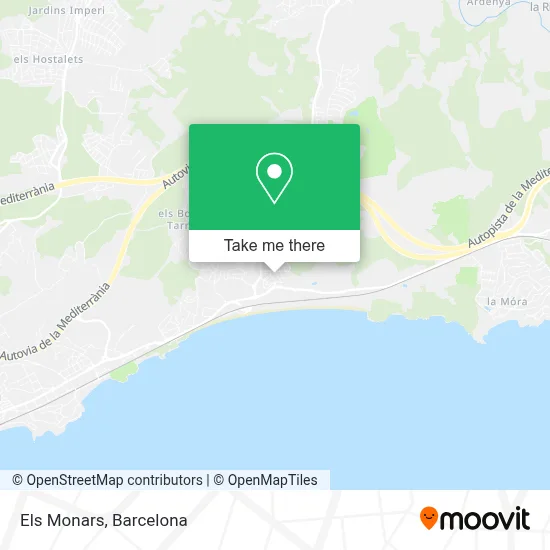 Els Monars map