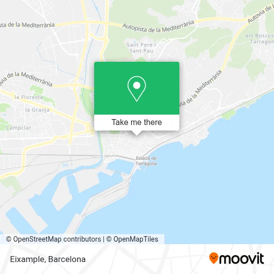 Eixample map