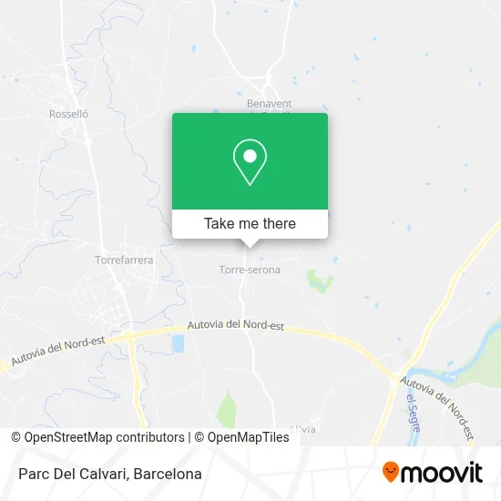 Parc Del Calvari map