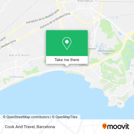 Cook And Travel map