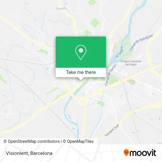 Visionlent map