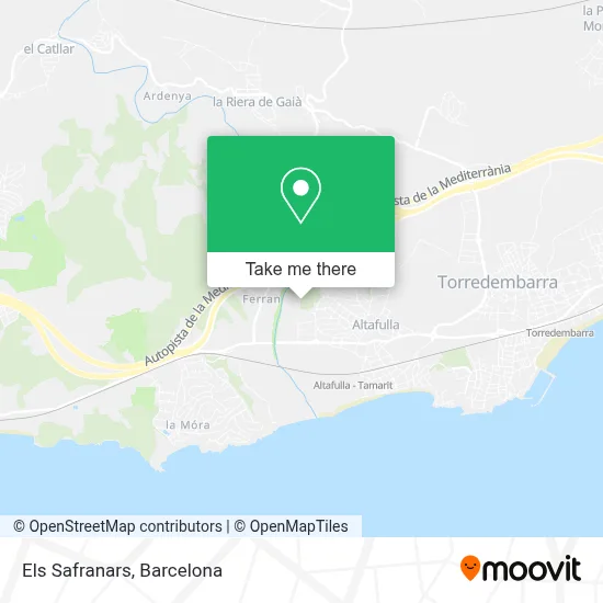 Els Safranars map