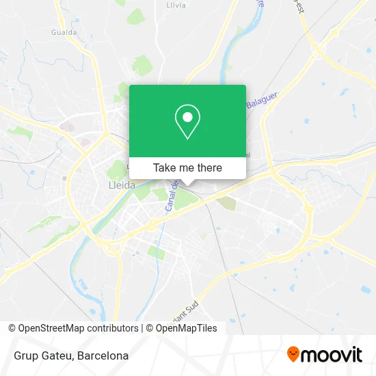 Grup Gateu map