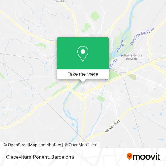 Clecevitam Ponent map