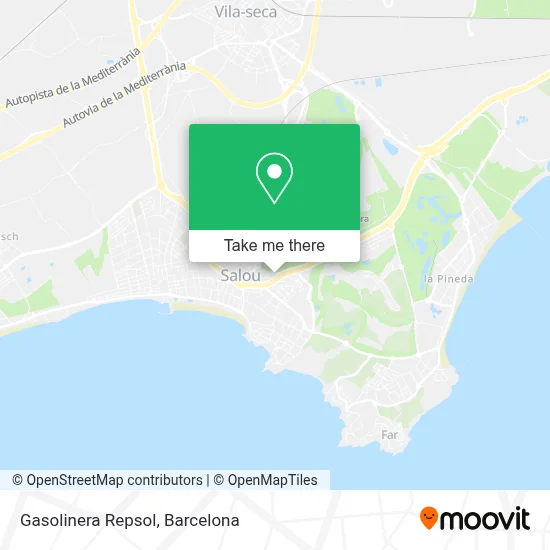 Gasolinera Repsol map