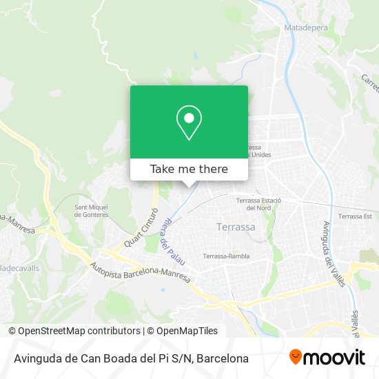 Avinguda de Can Boada del Pi S / N map