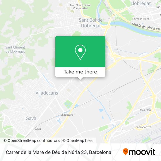 Carrer de la Mare de Déu de Núria 23 map