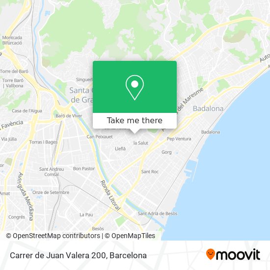 Carrer de Juan Valera 200 map