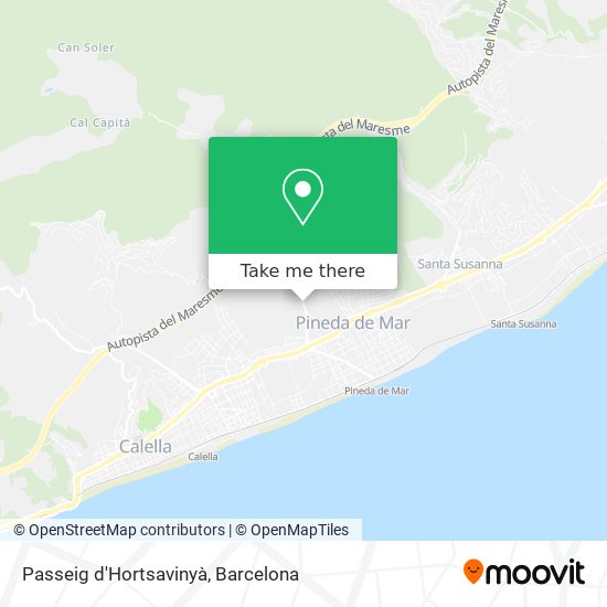 Passeig d'Hortsavinyà map
