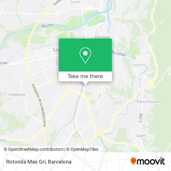 Rotonda Mas Gri map