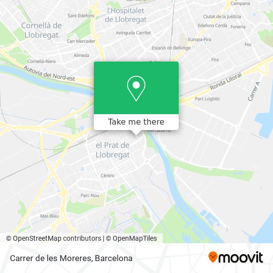 Carrer de les Moreres map