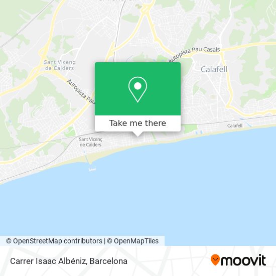 Carrer Isaac Albéniz map