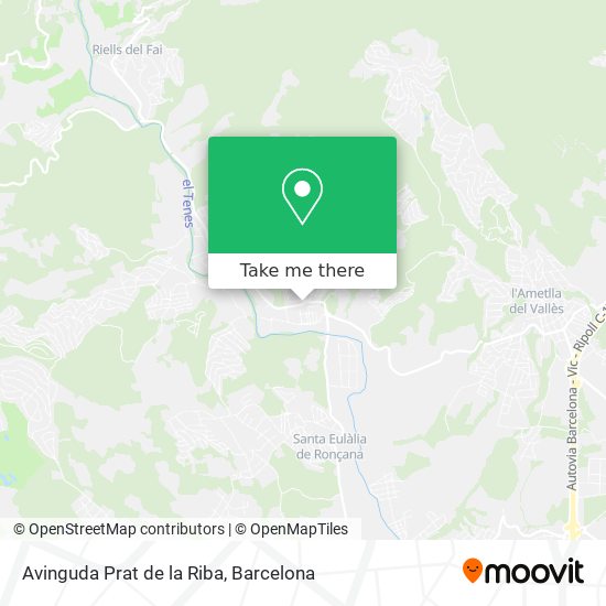 Avinguda Prat de la Riba map