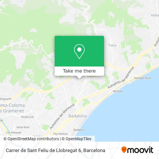 Carrer de Sant Feliu de Llobregat 6 map