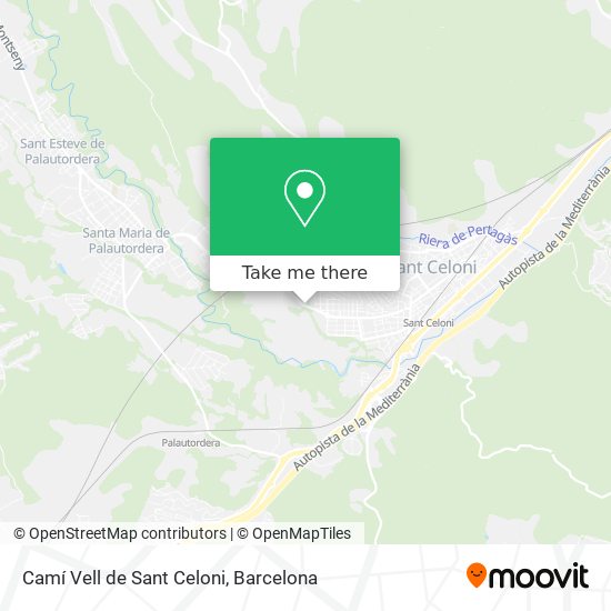 Camí Vell de Sant Celoni map