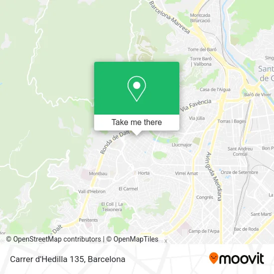 Carrer d'Hedilla 135 map