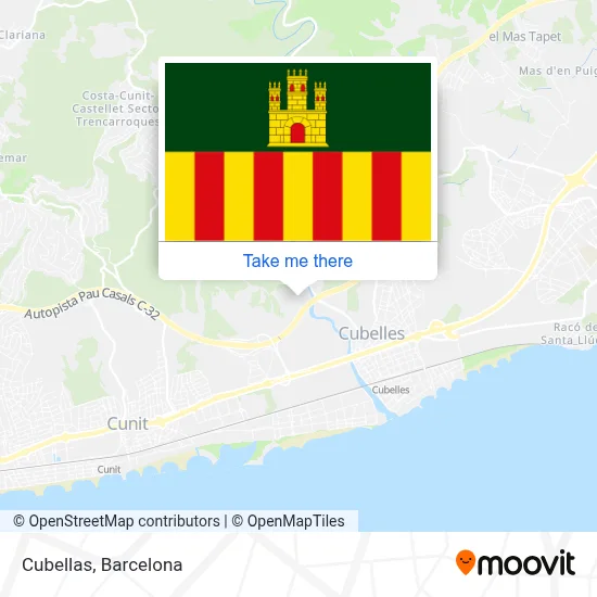 Cubellas map