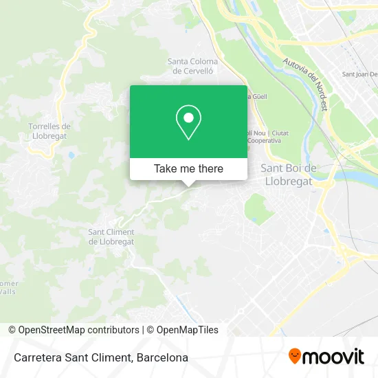 Carretera Sant Climent map