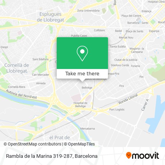 Rambla de la Marina 319-287 map
