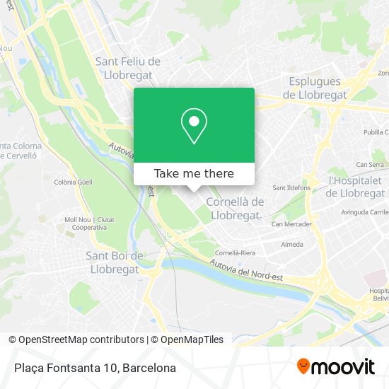 Plaça Fontsanta 10 map