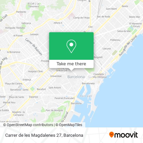 Carrer de les Magdalenes 27 map
