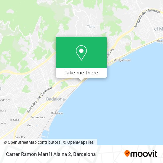 Carrer Ramon Martí i Alsina 2 map