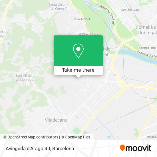 Avinguda d'Aragó 40 map