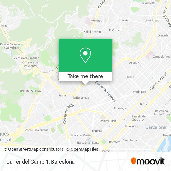 Carrer del Camp 1 map