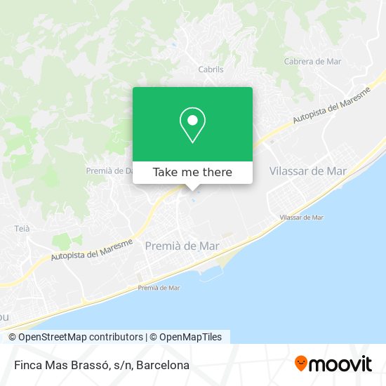 Finca Mas Brassó, s/n map