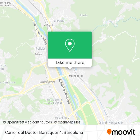 mapa Carrer del Doctor Barraquer 4