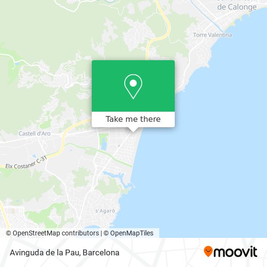 Avinguda de la Pau map