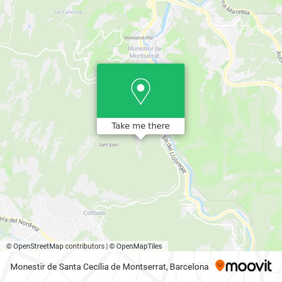 Monestir de Santa Cecília de Montserrat map