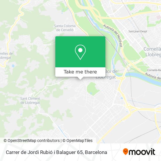 Carrer de Jordi Rubió i Balaguer 65 map