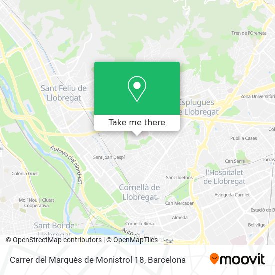 Carrer del Marquès de Monistrol 18 map