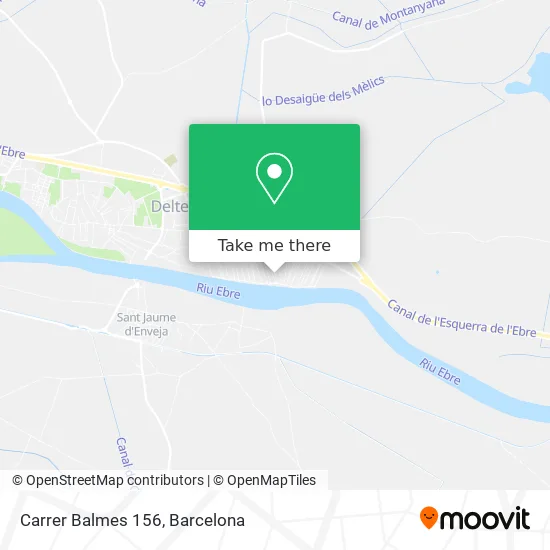 Carrer Balmes 156 map