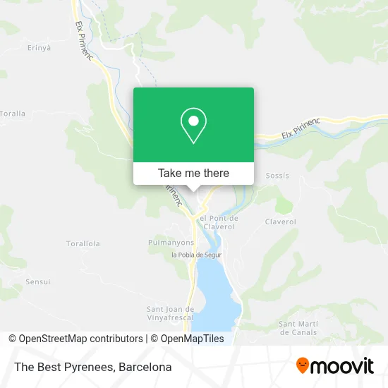 The Best Pyrenees map