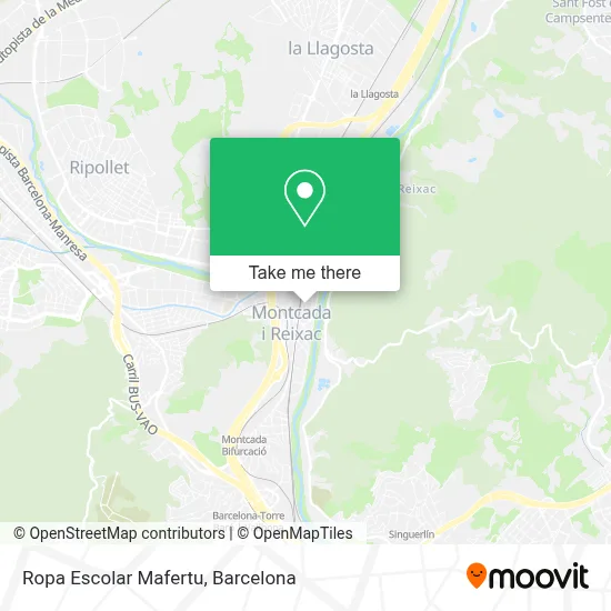 Ropa Escolar Mafertu map