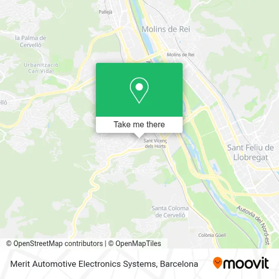 Merit Automotive Electronics Systems map