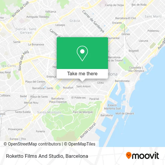 Roketto Films And Studio map