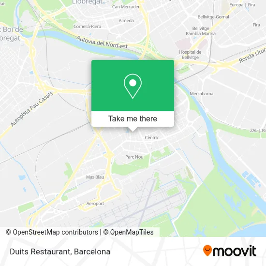 Duits Restaurant map
