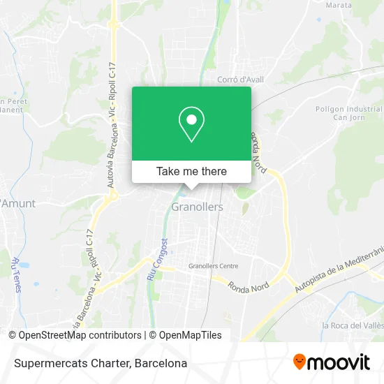 Supermercats Charter map