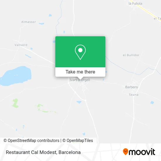 Restaurant Cal Modest map
