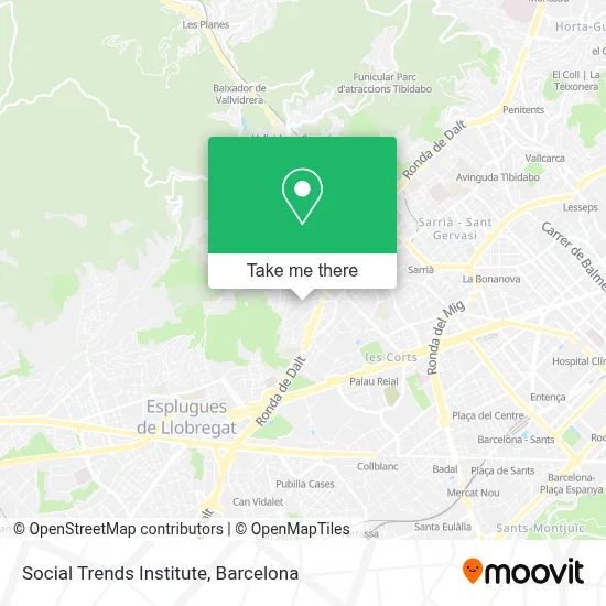 Social Trends Institute map