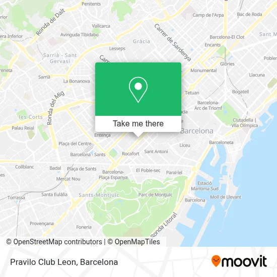 Pravilo Club Leon map
