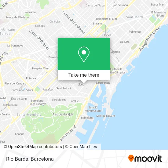 Rio Barda map